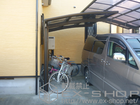 のサイクルポート・駐輪場 レイナポートグランミニ 積雪〜20cm対応 施工例