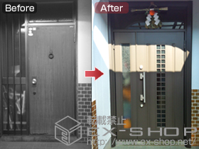 の玄関ドア リシェント S1型 施工例