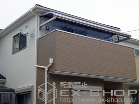 のバルコニー・ベランダ屋根 ヴェクターテラス R型 ルーフタイプ 単体 積雪〜20cm対応 施工例