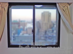 の二重窓（内窓） インプラス ダストバリア仕様 テラスドア 右吊元 施工例