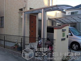 のサイクルポート・駐輪場 レイナポートグランミニ 積雪〜20cm対応 施工例