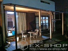 LIXIL ���N�V��(�g�X�e��)�̃e���X���� ���C�U�[�e���XII F�^ �e���X�^�C�v �A�� �ϐ�`20cm�Ή��{�݂艺�������� �����O ���C�h 2�{���{�Ǖt�������� �����O 2�{�� �{�H��