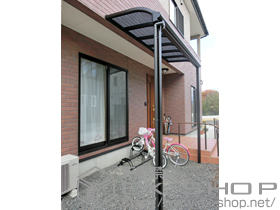 のテラス屋根 プレシオステラス R型 1500 テラスタイプ 単体　積雪〜50cm対応 施工例