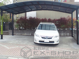 のカーポート カーブポートシグマIII ワイド 積雪〜20cm対応 施工例