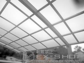 のカーポート レイナポートグラン　積雪〜20cm対応+水平式物干し（カーポート柱用） 2本入り 施工例