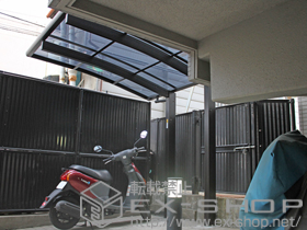 のサイクルポート・駐輪場 プレシオスポート ミニ 積雪〜20cm対応 施工例