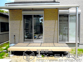 のテラス屋根 ヴェクターテラス F型 テラスタイプ 単体 積雪〜20cm対応 施工例