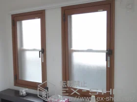 LIXIL リクシル(トステム)の内窓・二重窓 インプラス(ダストバリア)開き窓 左吊元 施工例