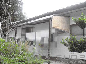 のテラス屋根 ライザーテラスII R型 テラスタイプ 単体 積雪〜20cm対応 施工例