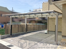 のカーポート エフルージュ ツイン 積雪〜20cm対応 施工例