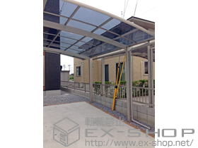 のカーポート プレシオスポート 積雪〜20cm対応+着脱式補助柱 2本入り 施工例