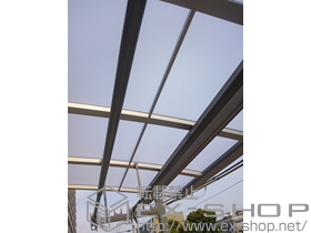 のバルコニー・ベランダ屋根 パワーアルファ L型 屋根タイプ 単体 積雪〜30cm対応 施工例