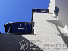 のバルコニー・ベランダ屋根 ライザーテラスII R型 屋根タイプ 単体 積雪〜20cm対応 施工例