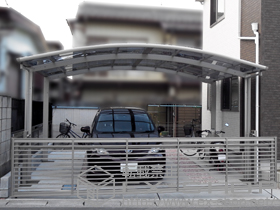 のカーポート レイナツインポートグラン　積雪〜20cm対応 施工例