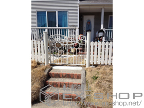 のフェンス・柵 レスティンフェンス7型　自由柱施工 施工例