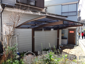 のサイクルポート・駐輪場 レイナポートグランミニ 積雪〜20cm対応 施工例