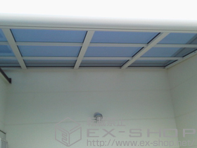 のバルコニー・ベランダ屋根 パワーアルファ F型 屋根タイプ 単体 積雪〜30cm対応 施工例