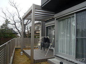 のテラス屋根 リレーリア テラス屋根 単体 積雪〜20cm対応 施工例