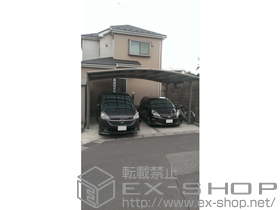 のカーポート カーブポートシグマIII ワイド 積雪〜20cm対応 施工例