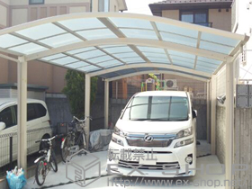 のカーポート レイナツインポートグラン 延長　積雪〜20cm対応 施工例