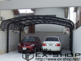 のカーポート テールポートシグマIII ワイド 積雪〜20cm対応 施工例