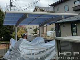 のサイクルポート・駐輪場 プレシオスポート ミニ 積雪〜20cm対応 施工例