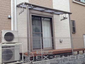 のテラス屋根 パワーアルファ L型 テラスタイプ 単体 積雪〜30cm対応 施工例