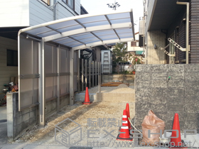 のカーポート レイナポートグラン　積雪〜20cm対応+レイナポートグラン サイドパネル 施工例