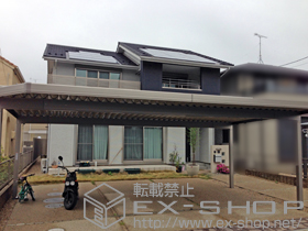 のカーポート テリオスポートIII 900 3台用 角柱4本柱 積雪〜30cm対応 施工例