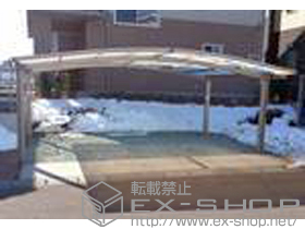 のカーポート カーブポートシグマIII ワイド 積雪〜20cm対応 施工例