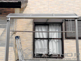 のテラス屋根 プレシオステラス R型 テラスタイプ 単体 積雪〜20cm対応+ 施工例