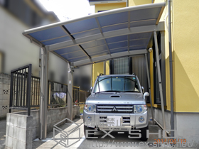 のカーポート カーブポートシグマIII 耐風圧強度仕様 積雪〜30cm対応 施工例