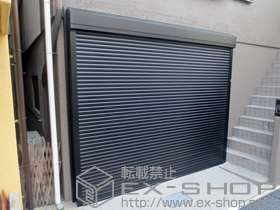 のガレージシャッター ガレージシャッタークワトロ 電動式 外部付タイプ 施工例