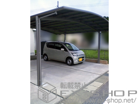 のカーポート カーブポートシグマIII ワイド 積雪〜20cm対応 施工例