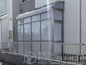 のストックヤード サンクストックヤード R型 パネルタイプ 単体 積雪〜20cm対応 施工例