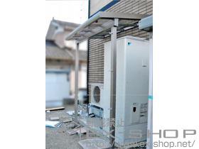 のテラス屋根 ナーラテラス テラスタイプ 単体 積雪〜100cm対応 施工例