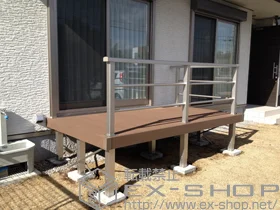 YKKAP�̃E�b�h�f�b�L ���E�b�h�f�b�L200�{�V���v�����_���f�b�L�t�F���X2�^ �����i�q2�{�^�C�v�� �{�H��