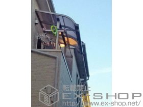 のバルコニー・ベランダ屋根 ライザーテラスII R型 屋根タイプ 単体 積雪〜20cm対応 施工例