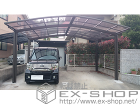 のカーポート メジャーポートII Rタイプ M合掌 積雪〜20cm対応 施工例