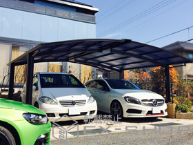 のカーポート プレシオスポート 積雪〜20cm対応 施工例