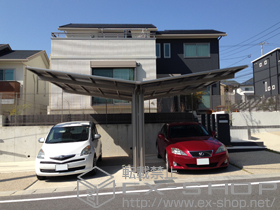 のカーポート レークポートシグマIII Y合掌 積雪〜20cm対応 施工例