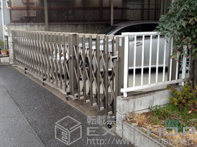 のカーゲート アルシャインII M型 Aタイプ ノンレール 片開き親子 （150+430）SP 施工例