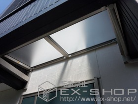のバルコニー・ベランダ屋根 ヴェクターテラス F型 ルーフタイプ 単体積雪〜20cm対応 施工例