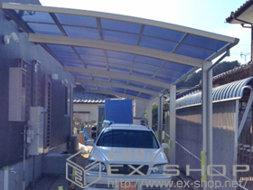 のカーポート レイナポートグラン 縦連棟　積雪〜20cm対応 施工例