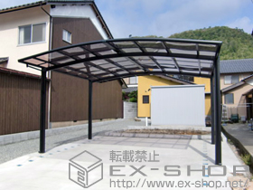 のカーポート カーブポートシグマIII ワイド 積雪〜20cm対応 施工例