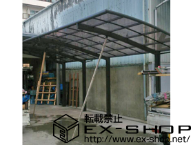 のカーポート カーブポートシグマIII 縦連棟 積雪〜20cm対応 施工例