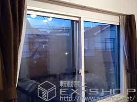 の二重窓（内窓） プラマードU　引違い2枚建て 間仕切用下枠 施工例