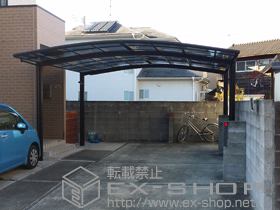 のカーポート カーブポートシグマIII ワイド 積雪〜20cm対応 施工例