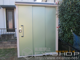 の物置・屋外倉庫 エルモ 一般型 (LMD-1811H) 施工例