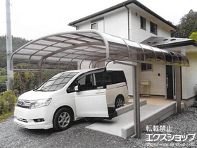 のカーポート テールポートシグマIII ワイド 積雪〜20cm対応 施工例